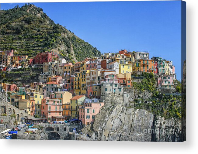 Apartment Acrylic Print featuring the photograph Manarola in Italy by Patricia Hofmeester