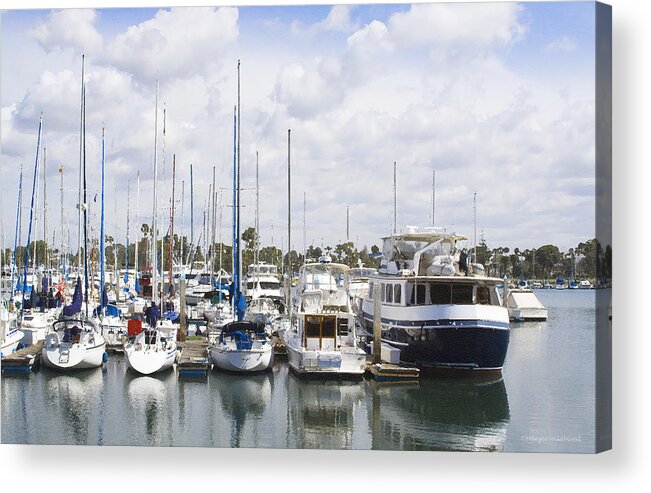 Coronado Acrylic Print featuring the photograph Coronado Boats II by Margie Wildblood