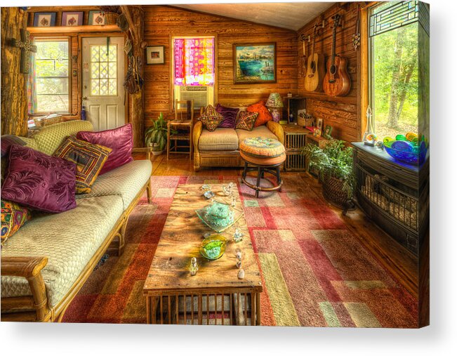 Cabin Acrylic Print featuring the photograph Country Cabin by Daniel George