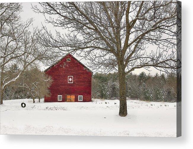 Vermont Acrylic Print featuring the digital art Country Vermont by Sharon Batdorf