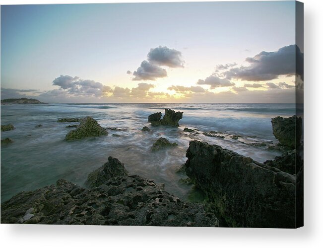 Cozumel Acrylic Print featuring the photograph Cozumel Sunrise by Robert Och