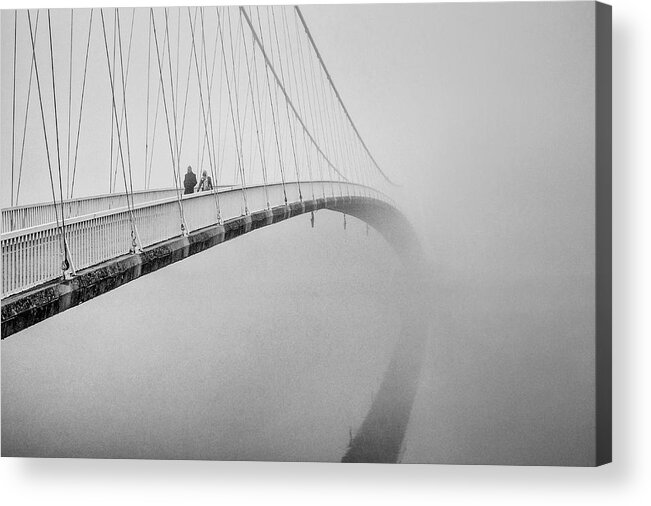 Bridge Acrylic Print featuring the photograph Crossing by Krunoslav