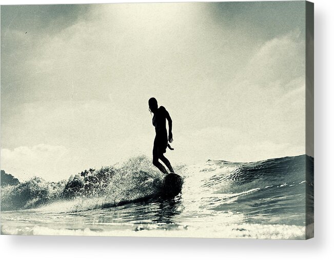 Surfing Acrylic Print featuring the photograph Cruise Control by Nik West