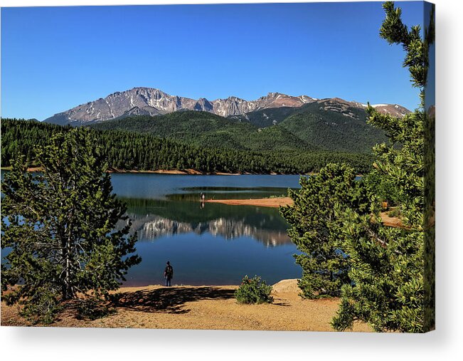 Crystal Creek Acrylic Print featuring the photograph Crystal Creek Reservoir 2 by Judy Vincent