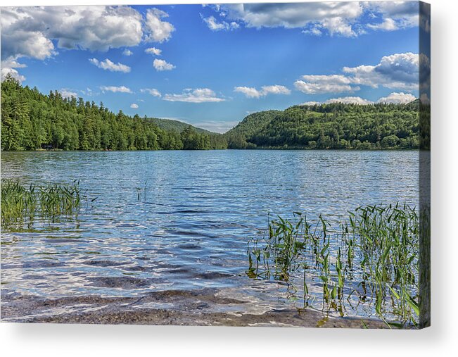 Crystal Lake In Eaton New Hampshire Acrylic Print featuring the photograph Crystal Lake In Eaton New Hampshire by Brian MacLean