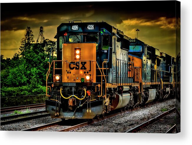 Csx Acrylic Print featuring the photograph Csx 4226 by Marvin Spates
