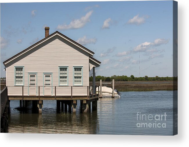 New Acrylic Print featuring the photograph New Quarter Master House on Sullivan's Island South Carolina by Dale Powell