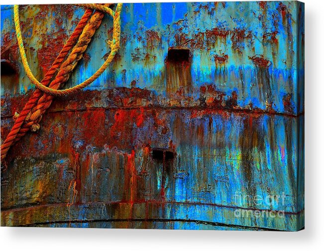 Abstract Acrylic Print featuring the photograph Damage by Lauren Leigh Hunter Fine Art Photography