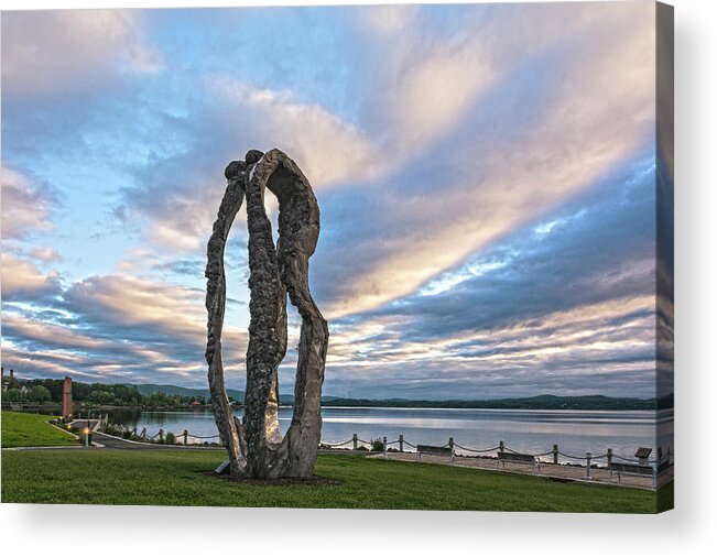 Dawn Acrylic Print featuring the photograph Dancing At Dawn by Angelo Marcialis