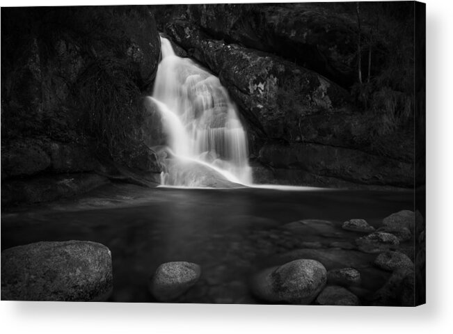 Lady Bath Falls Acrylic Print featuring the photograph Dark Lady by Mark Lucey