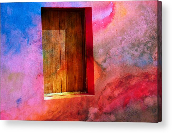 Windows Acrylic Print featuring the photograph Daubed by Ricardo Dominguez