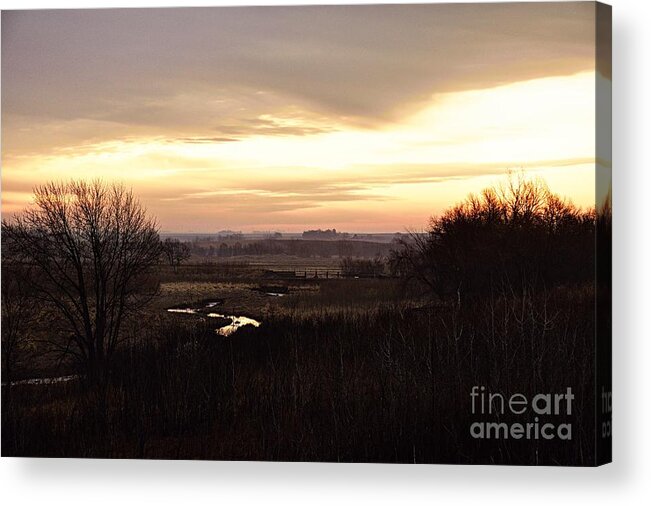 Photography Acrylic Print featuring the photograph Dawn in the Valley by Larry Ricker