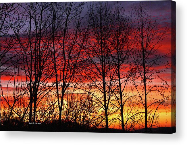 Blue Ridge Mountains Acrylic Print featuring the photograph Daybreak by Dale R Carlson