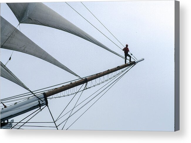 Tall Ships Acrylic Print featuring the photograph Days gone by by David Shuler