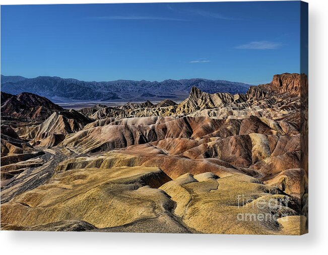 Death Valley Acrylic Print featuring the digital art Death Valley by Jason Abando