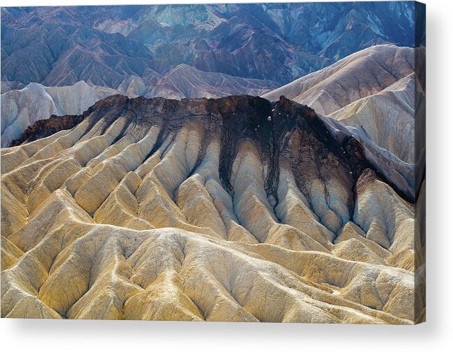 Death Valley Acrylic Print featuring the photograph Death Valley - Rock Formations by Rich S