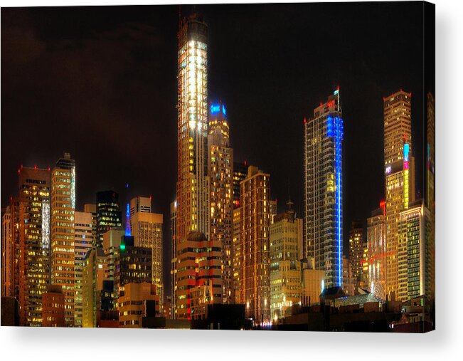  Buildings Acrylic Print featuring the photograph Denver Smash by Kevin Munro