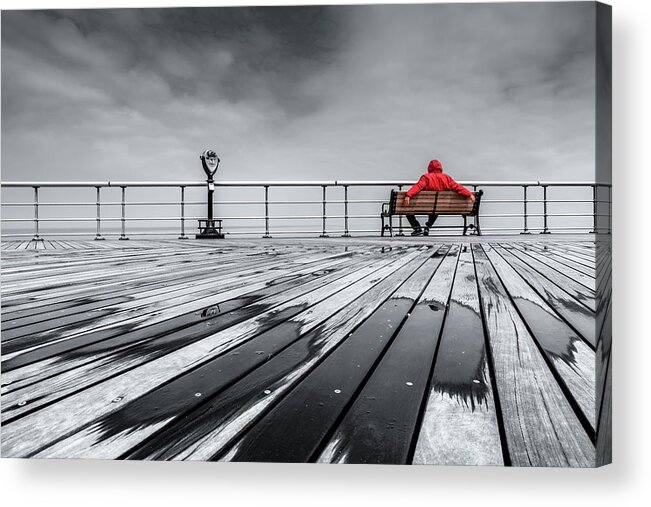 Sitting Acrylic Print featuring the photograph Waiting for Winter by John Randazzo
