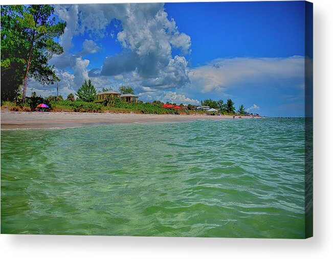 Ocean Water Acrylic Print featuring the photograph Depth by Alison Belsan Horton