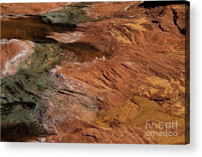 Lake Powell Acrylic Print featuring the photograph Designs in Stone by Kathy McClure