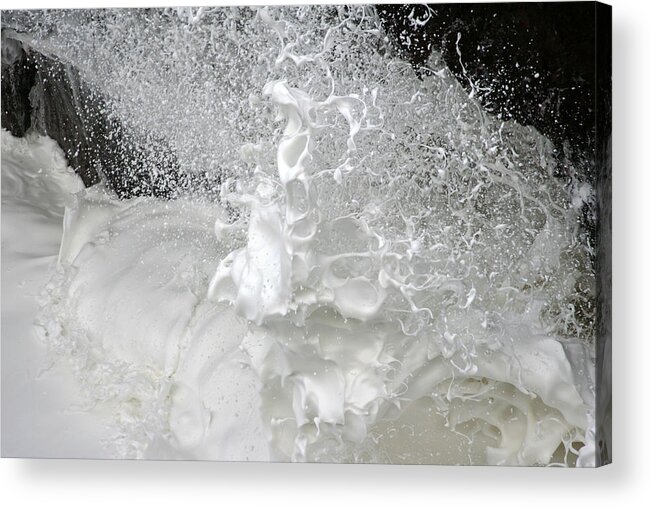 Devils Churn Acrylic Print featuring the photograph Devils Churn Up Close by Holly Ethan