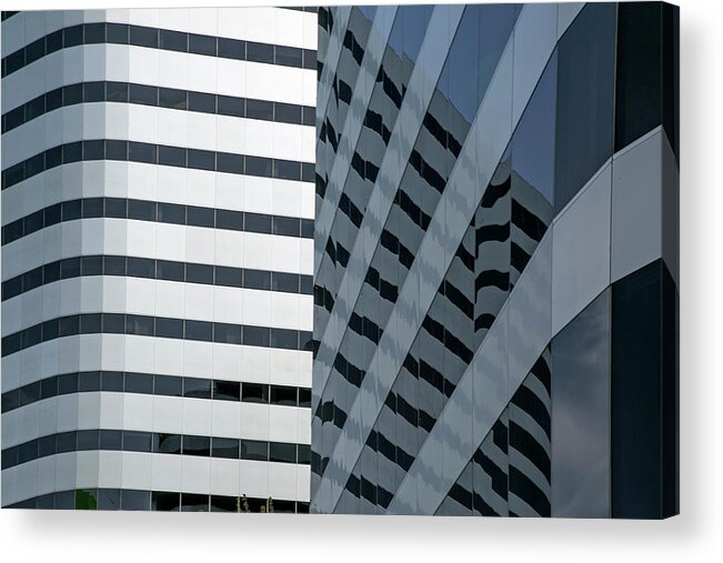 Architecture Acrylic Print featuring the photograph Dimensions by Elvira Butler