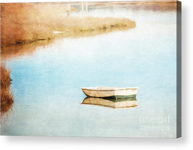 Cape Cod Acrylic Print featuring the photograph Dinghy in Eastham by Michael James