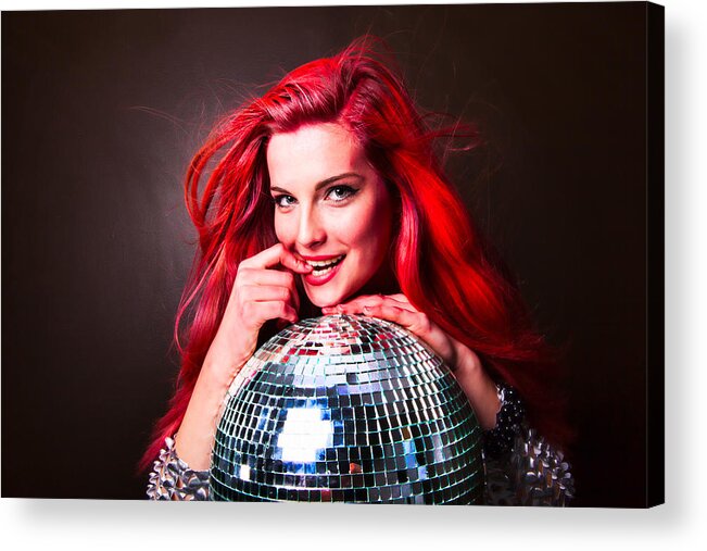 Disco Acrylic Print featuring the photograph Disco Smile by Monte Arnold