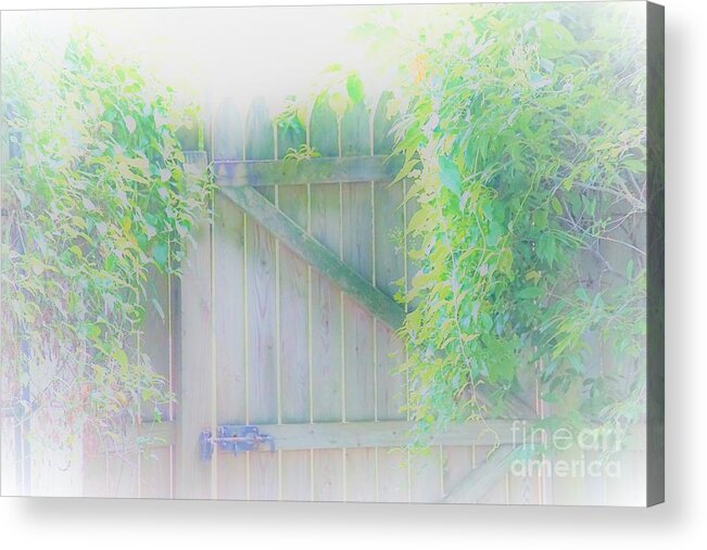Garden Acrylic Print featuring the photograph Do I want to Leave the Garden by Merle Grenz