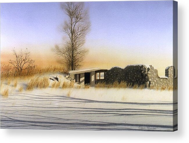 Rural Acrylic Print featuring the painting Do you remember. by Conrad Mieschke