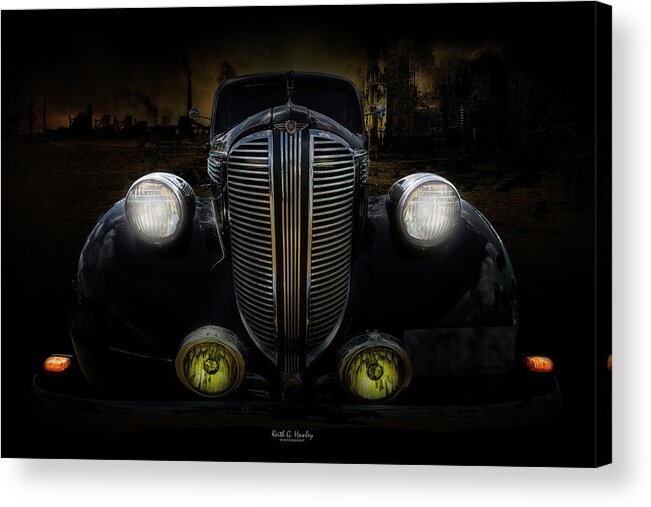 Car Acrylic Print featuring the photograph Dodge Full Frontal by Keith Hawley
