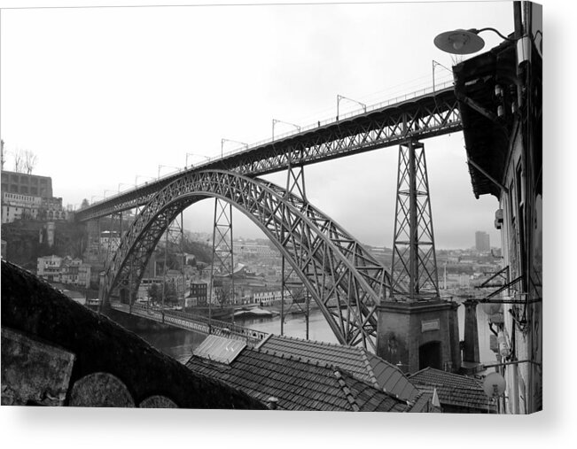 Porto Acrylic Print featuring the photograph Dom Luis I Bridge by Lukasz Ryszka