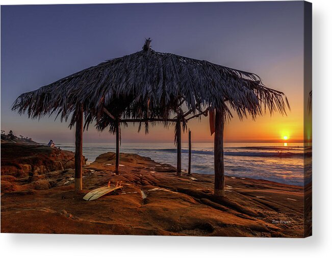  Acrylic Print featuring the photograph Done for the Day by Tim Bryan
