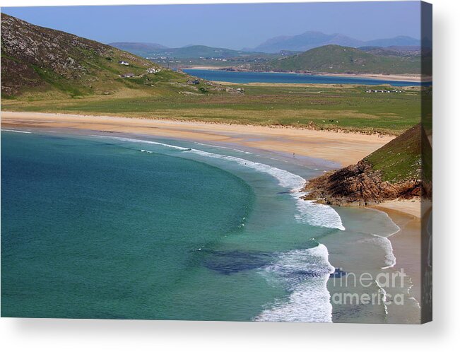 Downings Bay Acrylic Print featuring the photograph Downings Bay Donegal Ireland by Eddie Barron
