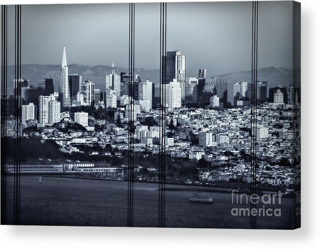 Sfo Acrylic Print featuring the photograph Downtown San Francisco by Doug Sturgess