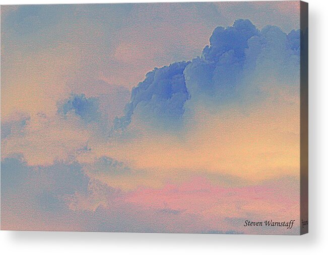 Sky Acrylic Print featuring the photograph Dreams of Spring 3 by Steve Warnstaff