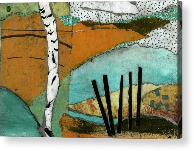 Abstract Acrylic Print featuring the mixed media Dreamtime by Cheryl Goodberg