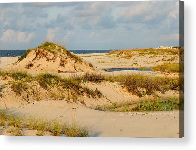 Beach Acrylic Print featuring the photograph Dunes at Gulf Shore by Kristin Elmquist