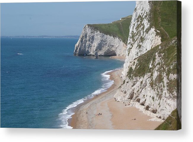  Acrylic Print featuring the photograph Durdle Door Photo 5 by Julia Woodman