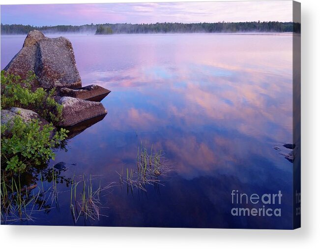 Lake Jeanette Acrylic Print featuring the photograph Early Morning Color by Sandra Updyke