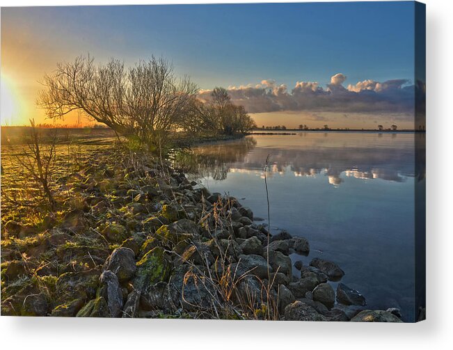 Holland Acrylic Print featuring the photograph Easter Sunrise by Frans Blok