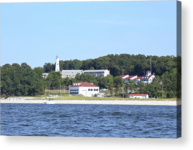Eatons Neck Lighthouse Acrylic Print featuring the photograph Eatons Neck Lighthouse by Susan Jensen