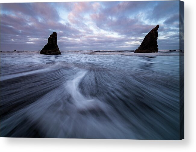 Washington Acrylic Print featuring the photograph Ebb and Flow by Mike Lang