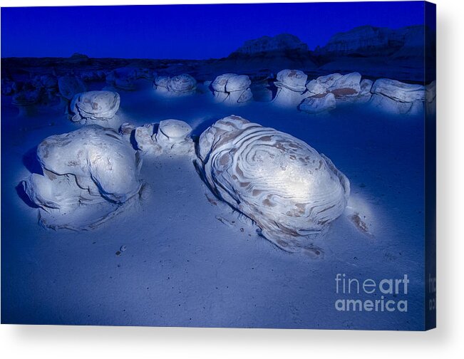 Egg Factory Acrylic Print featuring the photograph Egg Factory Bisti-De-Na-Zin Wilderness 2 by Bob Christopher