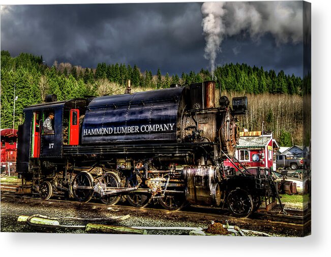 Mt Acrylic Print featuring the photograph Elbe Steam Engine 17 HDR 2 by Rob Green