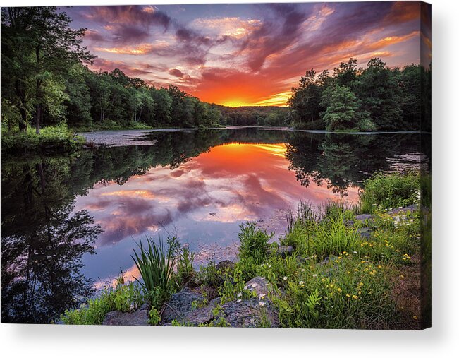 Sunset Acrylic Print featuring the photograph Elemental by Kim Carpentier