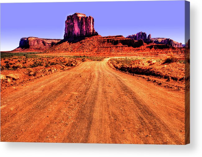 Arizona Acrylic Print featuring the photograph Elephant Butte Monument Valley Navajo Tribal Park by Roger Passman