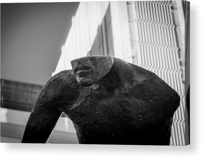 Black And White Acrylic Print featuring the photograph Emerging by Kenny Thomas