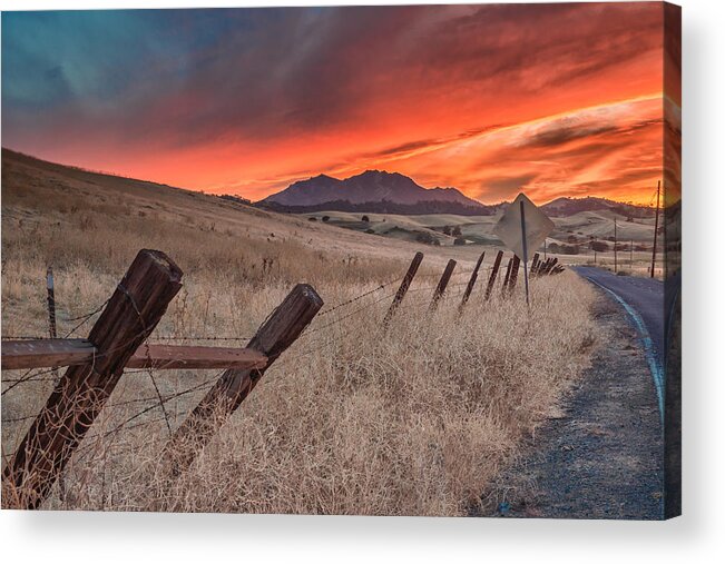 Antioch Acrylic Print featuring the photograph Empire Mine Road #1 by Robin Mayoff