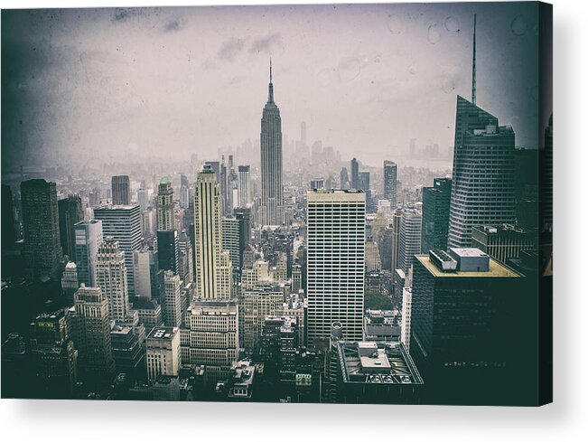 Empire State Acrylic Print featuring the photograph Empire State NYC by Martin Newman